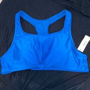 RACER BACK KNOT FRONT BIKINI TOP